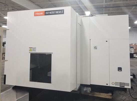 Mazak #VCN 700E/40-II, 4 Axis vertical machining center w/Nikken 302MA CNC Rotary Table, 80" X, 27.6" Y - Image 3