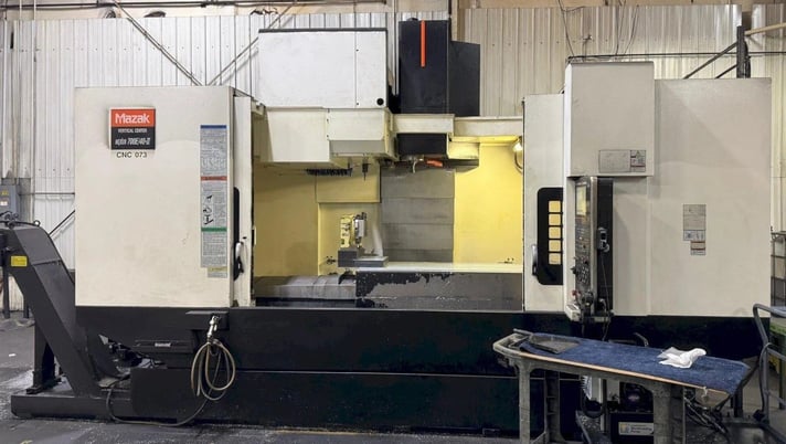 Mazak #VCN 700E/40-II, 4 Axis vertical machining center w/Nikken 302MA CNC Rotary Table, 80" X, 27.6" Y - Image 7