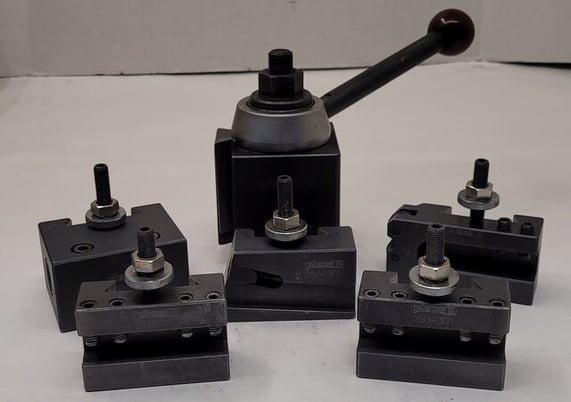 Phase II, quick change tool post, 250-333 - 6 Piece Set w/ Holders - Image 1