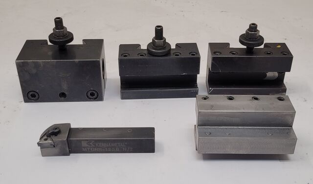 Dorian Tool - Set of 3 Tool Holders w/ Kennametal Tool - Image 1
