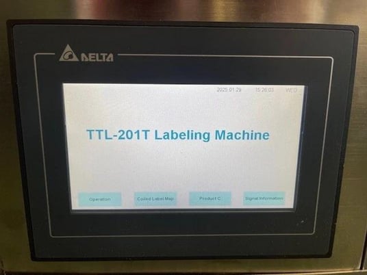 Delta #TTL-201T, Labeling Machine, 6" max. label width, 1-1/4" core diameter, 110 Volt, 1PH - Image 4