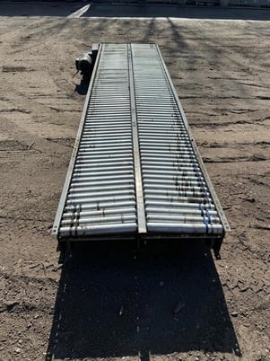 34" wide x 13' long Power Roller Conveyor, 1 HP, 1760 RPM, Tigear 2 gearbox, 15:1 ratio - Image 5