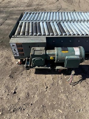 34" wide x 13' long Power Roller Conveyor, 1 HP, 1760 RPM, Tigear 2 gearbox, 15:1 ratio - Image 8