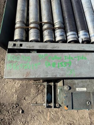 34" wide x 13' long Power Roller Conveyor, 1 HP, 1760 RPM, Tigear 2 gearbox, 15:1 ratio - Image 10