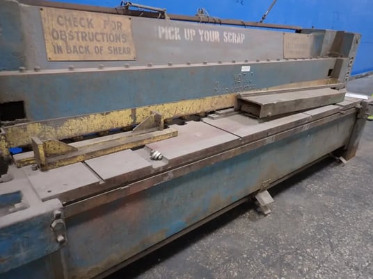 3/16" x 10' Niagara #710, Shear, 7.5 HP, 220/440 V. - Image 3
