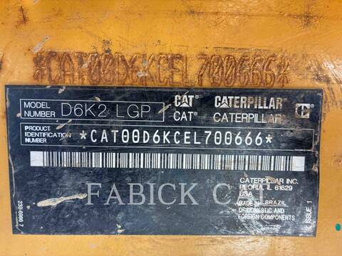 Caterpillar D6K2LGPARO, 1177 hours, S/N: EL700666, 2019 - Image 6