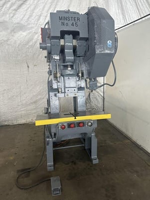 45 Ton, Minster #45, OBI press, 3" stroke, 12" Shut Height, 2.75" adj. - Image 2