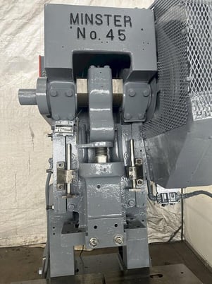 45 Ton, Minster #45, OBI press, 3" stroke, 12" Shut Height, 2.75" adj. - Image 3