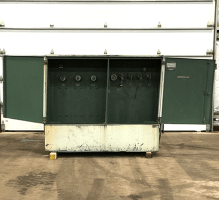 1500 KVA 4160 Primary, 480Y/277 Secondary, General Electric, padmount transformer - Image 1