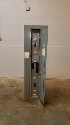 225 Amp, Square D #NQOD, Complete Panelboard, 240 Volts, 3PH, Dual Main Feed Box Trim & Interior, type 1 - Image 5
