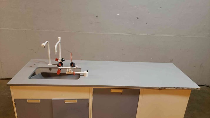 Fisher Hamilton, Sink Bundle w/ Corner Cabinet, 7' 5" L - Image 3