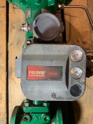 1" Fisher, 300# pressure rating, control valve, w/ 667 Actuator & DVC6200 FieldVue Positioner - Image 5