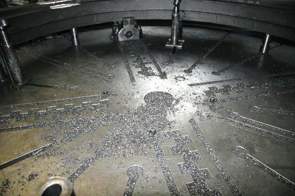 165" Froriep, double column vert.borer, 4200mm table, Siemens 840D SL CNC, updated 2009 - Image 2