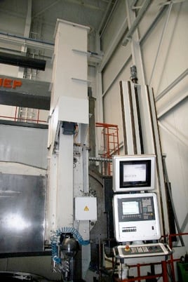 165" Froriep, double column vert.borer, 4200mm table, Siemens 840D SL CNC, updated 2009 - Image 3