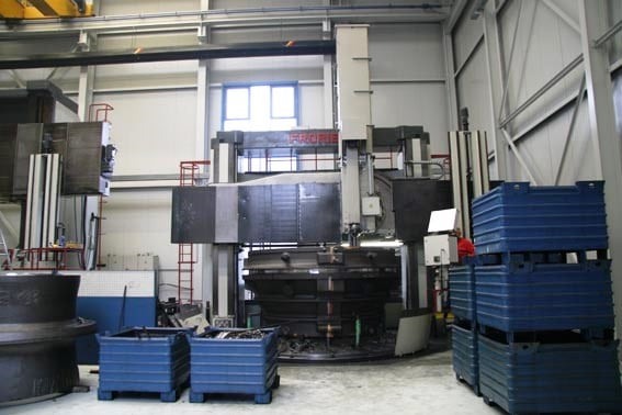 165" Froriep, double column vert.borer, 4200mm table, Siemens 840D SL CNC, updated 2009 - Image 6