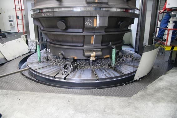 165" Froriep, double column vert.borer, 4200mm table, Siemens 840D SL CNC, updated 2009 - Image 9