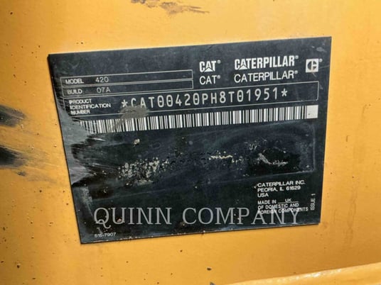 Cat 420, Backhoe Loader, 2099 hours, S/N: H8T01951, 2022 - Image 6