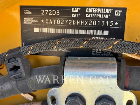 Cat 272D3 C3H3, Skid Steer Loader, 789 hours, S/N: HX201315, 2022 - Image 6