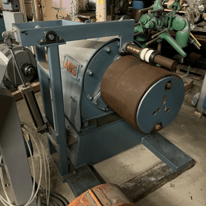 ADS, Motorized Recoiler, 15" diameter x 16" wide drum, 5 HP DC motor, 108.81:1 gearbox ratio, 180 Volt - Image 2