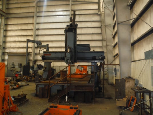 Cincinnati Milacron, 3-axis Gantry Type Profiler Mill, 10' x 42' table - Image 3