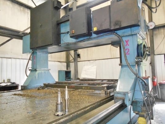 Cincinnati Milacron, 3-axis Gantry Type Profiler Mill, 10' x 42' table - Image 6