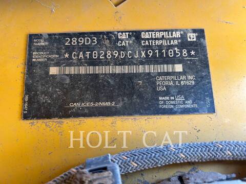 Caterpillar 289D3, 2087 hours, S/N: JX911058, 2022 - Image 6