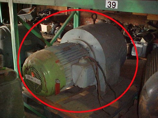 75 HP 1800 RPM U.S. Motors, Frame 365TSD, TEFC, 460 Volts - Image 1