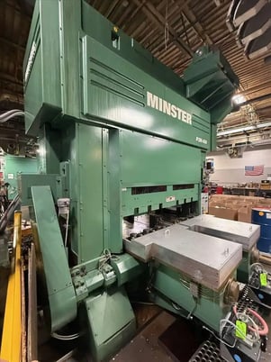 180 Ton, Minster #P2H-160-74x33-FW, precision straight side press, 5.9" stroke, 20.6" Shut Height, 75 HP - Image 2