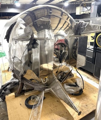 1000 gallon US Pharmaceutical Equipment #FTM3800, Stainless Steel Jacketed Mixing Kettle w/ Scrape Agitation - Image 5