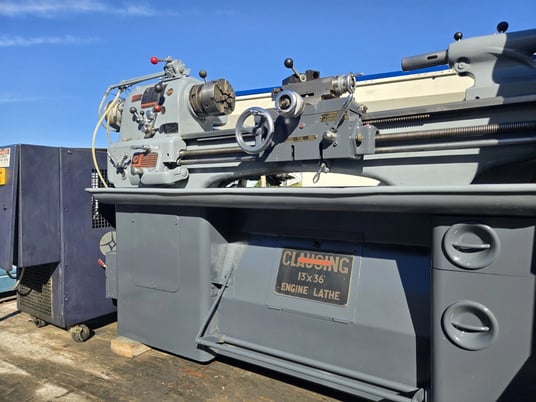 13" x 36" Clausing Colchester, Toolroom Lathe, Power chuck - Image 3