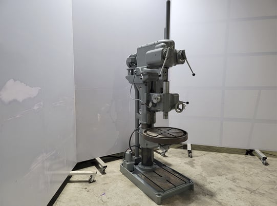 15" Cleereman #DC-30, bench type drill press, 12" spindle travel, 30" table, #4MT - Image 2