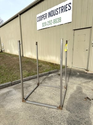 Bulk bag holder stand, Stainless construction - Image 1