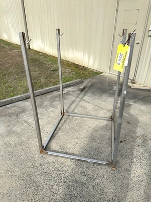 Bulk bag holder stand, Stainless construction - Image 3