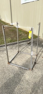 Bulk bag holder stand, Stainless construction - Image 5