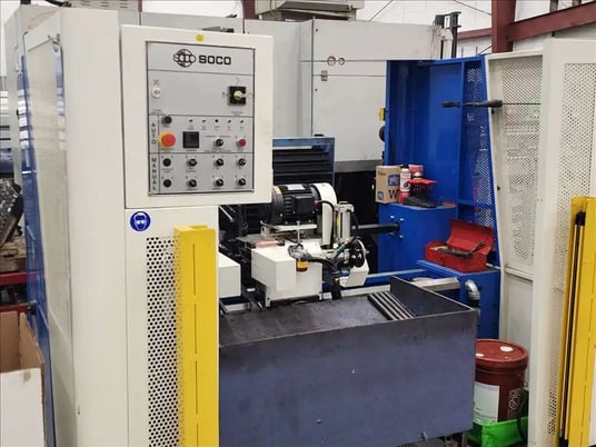 .59" - 2.05" Soco #DEF-FA/52, tube chamfering machine, AX1N-40MR-ES PLC programmable Control, 2020 - Image 1