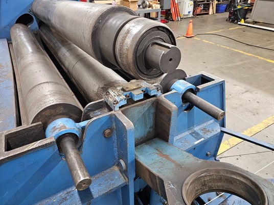80" x 9/16" M.g. #420/16, 4-Roll Hydraulic Plate Roll, 1/2" pre-bend, 9.84" top roll, 10.24" center roll - Image 3