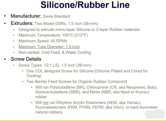 1.5" Davis Standard, Duplex Hose Extrusion Line, (2) cold feed rubber extruders, (2) 10 HP motors, 1775 RPM - Image 5