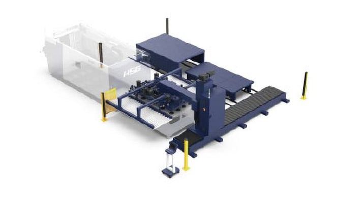 Automation System, HSG #ALM-Series, Material Loading & Unloading for CNC Laser, 200 kg Loading Weight, 118" x - Image 2