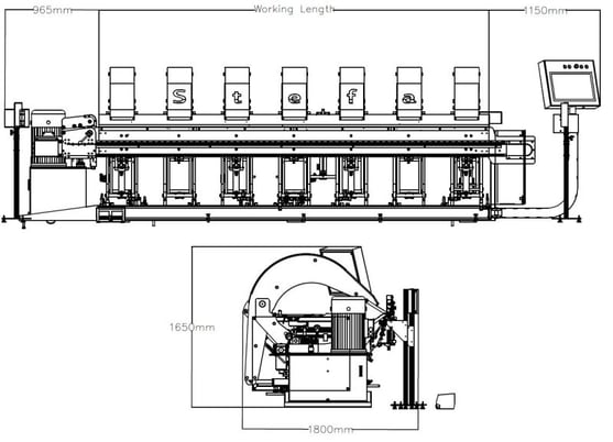 126" Stefa #VH315, Slit-Bend Folder w/Built-In Shear, (4) Arms, 3 mm Cut capacity, 3 kW - Image 5