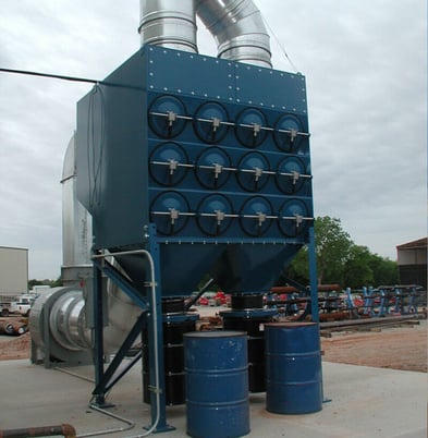 18000 cfm ACT #3-36, Cartridge Dust Collector, (36) Nanofiber Cartridge Filters - Image 2