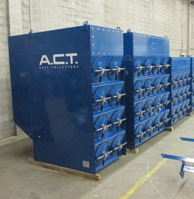 18000 cfm ACT #3-36, Cartridge Dust Collector, (36) Nanofiber Cartridge Filters - Image 3