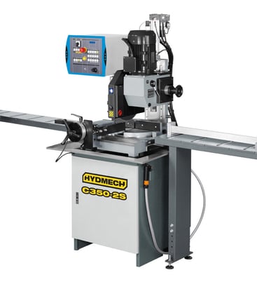 4.5" Hydmech #C350-2S, Semi-Automatic Vertical Column Cold Saw, 12"-14" Blade Size, 3 HP, 15-50 RPM - Image 1