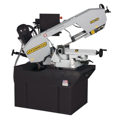 9.5" x 11" Hydmech #DM-10, Double Miter Band Saw, 1" x 116" Blade, 34" H Table, 118-236 SFM, 2/2.4 HP, 480 V - Image 1
