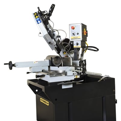 9.5" x 11" Hydmech #DM-10, Double Miter Band Saw, 1" x 116" Blade, 34" H Table, 118-236 SFM, 2/2.4 HP, 480 V - Image 2