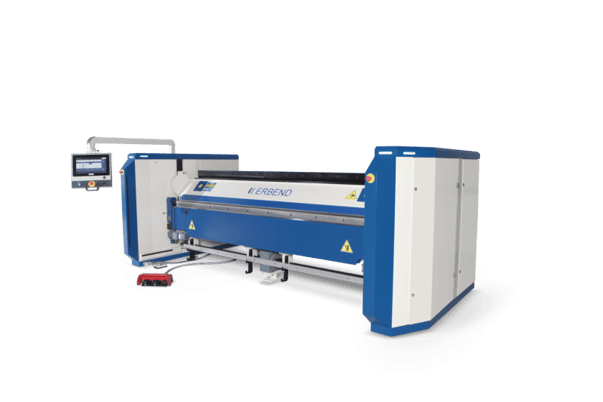 100" -165" Erbend #MFD, Steel Sheet Folding Machine, 5-Axis, 12-20 gauge capacities, 6.3" Open Height - Image 1