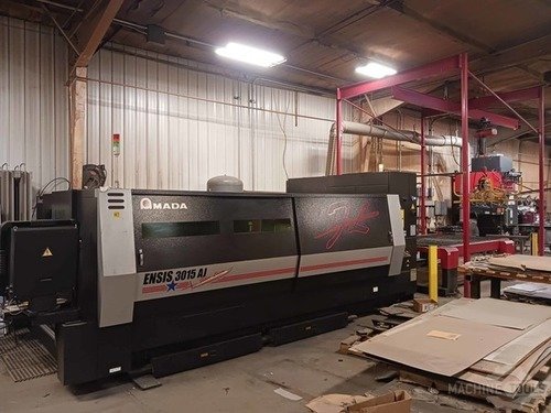 Amada #Ensis-3015-AJ-Fiber, Laser Cutter, 60" width x 120" L Sheet Size, 3 kW Power, 2018 - Image 1