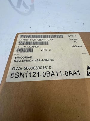 Siemens 6SN1121-0BA11-0AA1 600 V DC Closed Loop Control Module - Image 3
