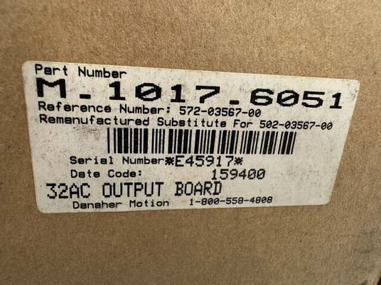 Danaher Motion I/O Module M-1017-6051 32 VAC - Image 4