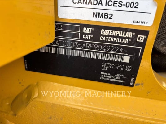 Caterpillar 303.5, 5 hours, S/N: RE904922, 2024 - Image 6