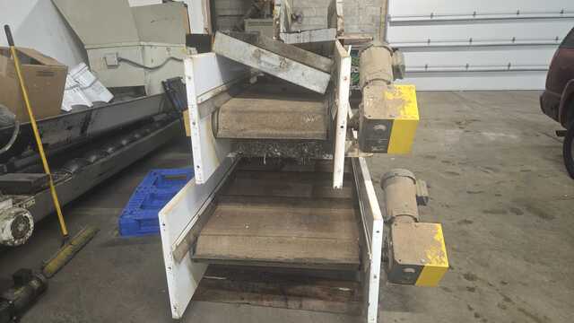 18" x 25" Twin shaft shear shredder with feed & discharge conveyors, 30 HP - Image 8